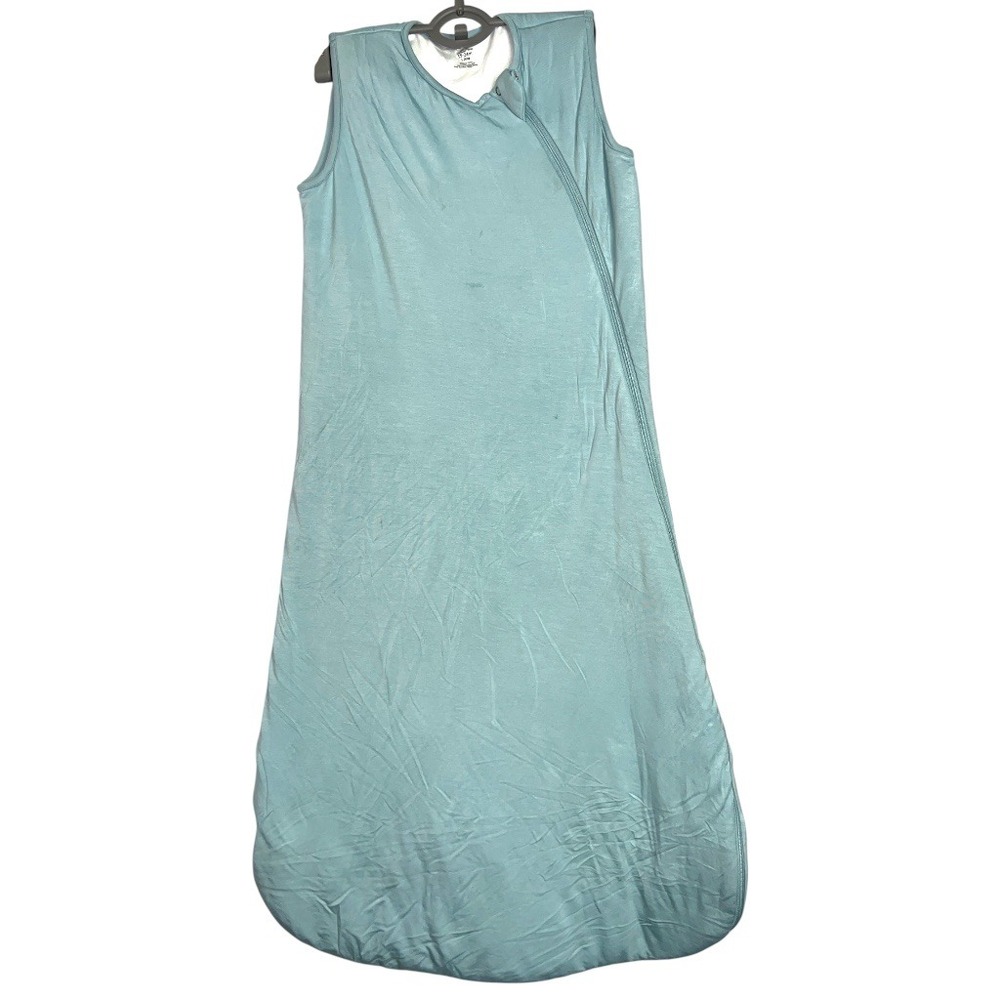 PurComfy Luxe Dream Bamboo Sleep Sack 1.0 TOG Blue 15-24 Months Wearable Blanket